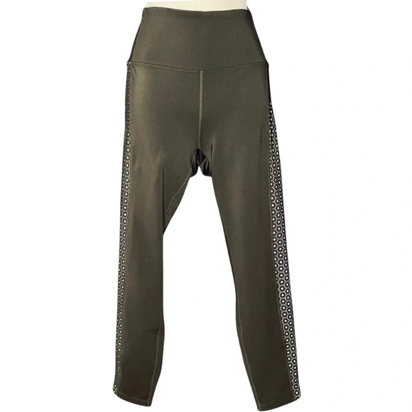 Nanette Lepore Leggings with Lastercut Lace Detail - Picture 1 of 4